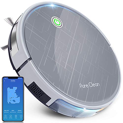 Pure Clean Smart Robot Cleaning Vacuum With Remote Control