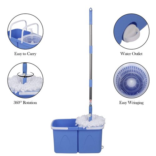 How To Use Gala Twin Bucket Spin Mop?
