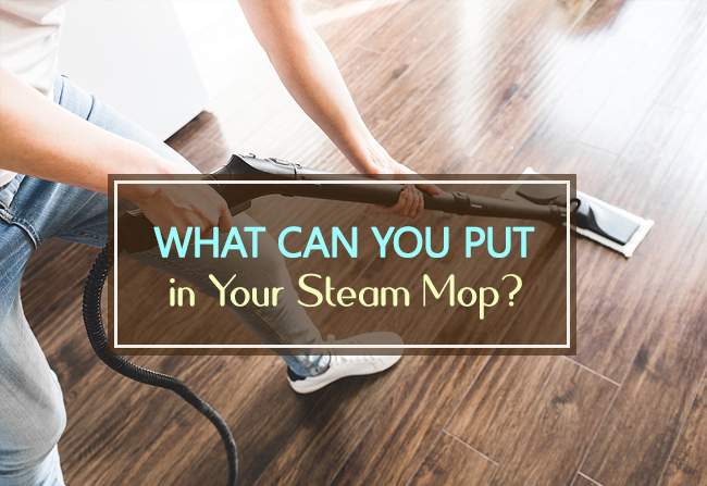 Can You Put Anything in a Steam Mop