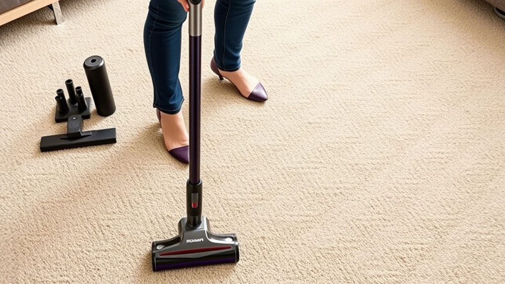 best stick vacuum for high pile carpet
