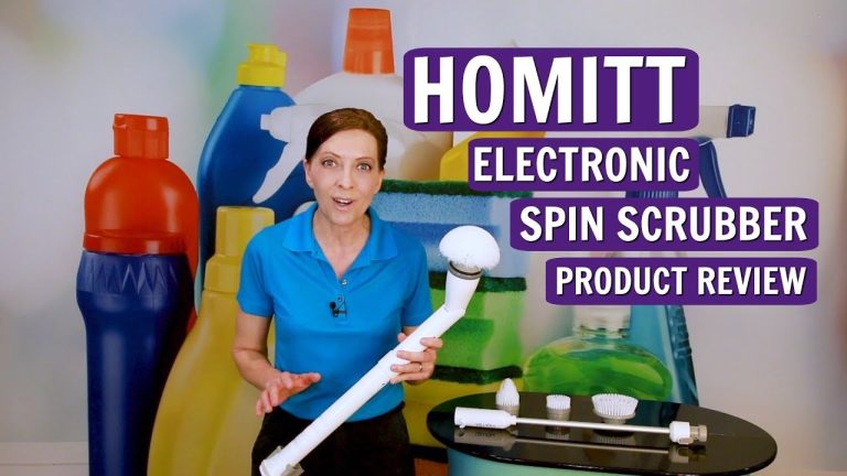 How to Operate a Homitt Electric Spin Scrubber?